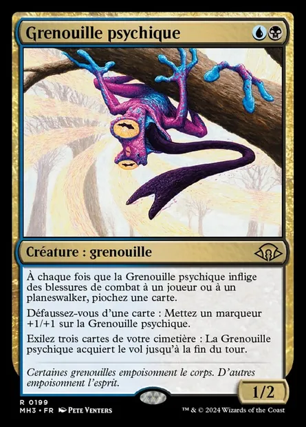 Grenouille psychique, carte Magic MH3 199 — extension Modern Horizons 3