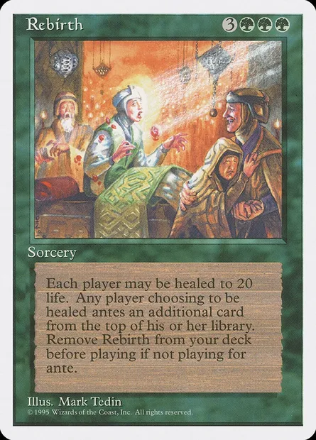 Rebirth, Magic card 4ED 267 — Fourth Edition set
