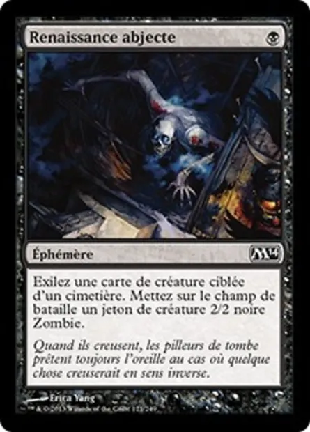 Renaissance abjecte, carte Magic M14 121 — extension Magic 2014