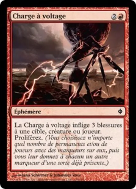 Charge à voltage, carte Magic NPH 100 — extension La Nouvelle Phyrexia