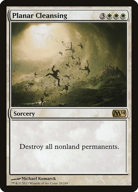 Planar Cleansing, Magic card M14 29 — Magic 2014 set
