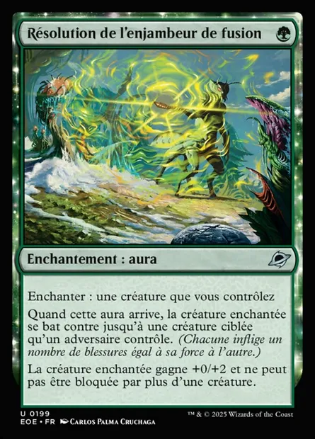 Résolution de l'enjambeur de fusion, carte Magic EOE 199 — extension Edge of Eternities
