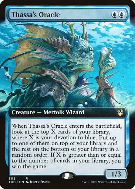 Thassa's Oracle, Magic card THB 308 — Theros Beyond Death set