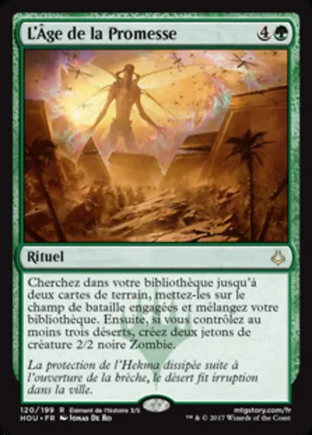 L'Âge de la Promesse, carte Magic HOU 120 — extension L’âge de la destruction