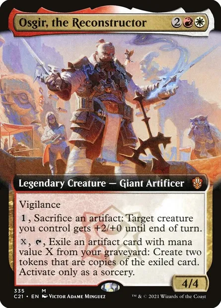 Osgir, the Reconstructor, Magic card C21 335 — Commander 2021 set