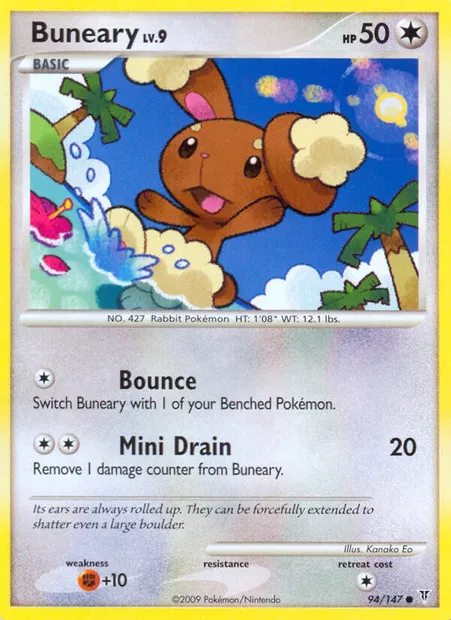 Buneary, Pokémon card SV 94 — Supreme Victors set