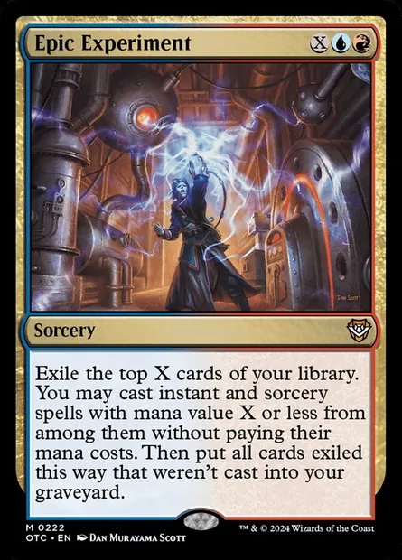 Epic Experiment, Magic card OTC 222 — Outlaws of Thunder Junction Commander set