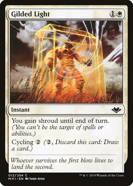 Gilded Light, Magic card MH1 12 — Modern Horizons set