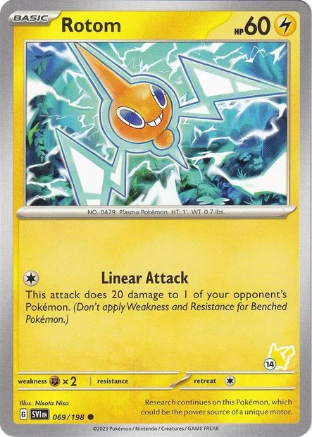 Rotom, Pokémon card BA24 069-14 — Battle Academy 2024 set