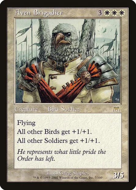 Brigadier avemain, carte Magic ONS 7 — extension Carnage