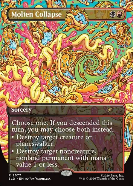 Molten Collapse, Magic card SLD 2677 — Secret Lair Drop set