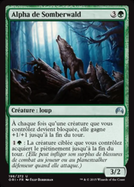 Alpha de Somberwald, carte Magic ORI 198 — extension Magic Origines