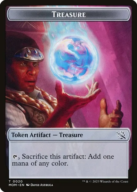 Treasure, Magic card TMOM 20 — March of the Machine Tokens set