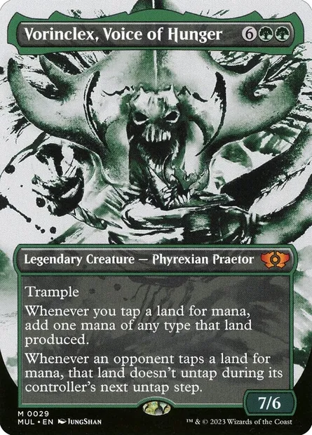 Vorinclex, Voice of Hunger, Magic card MUL 29 — Multiverse Legends set