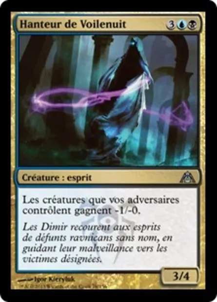 Hanteur de Voilenuit, carte Magic DGM 76 — extension Le labyrinthe du dragon