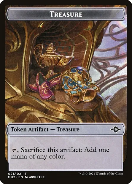 Treasure, Magic card TMH2 21 — Modern Horizons 2 Tokens set
