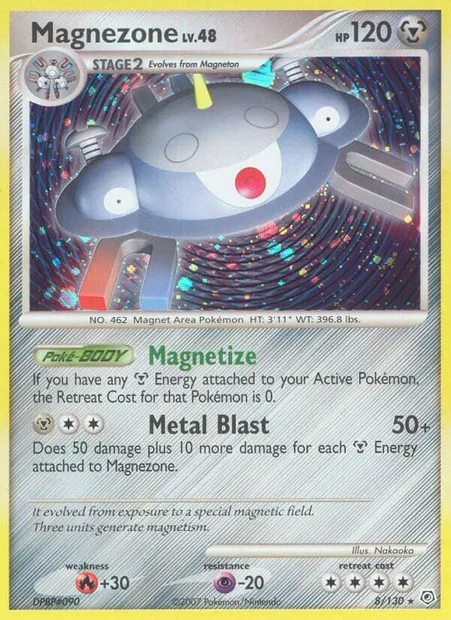 Magnezone, Pokémon card DP 8 — Diamond & Pearl set