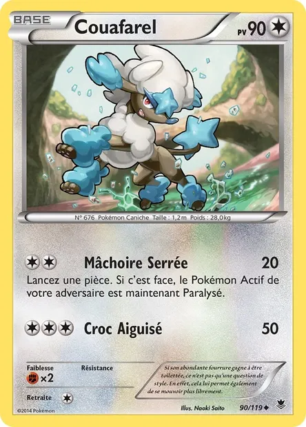 Couafarel, carte Pokémon PHF 90 — extension Vigueur Spectrale