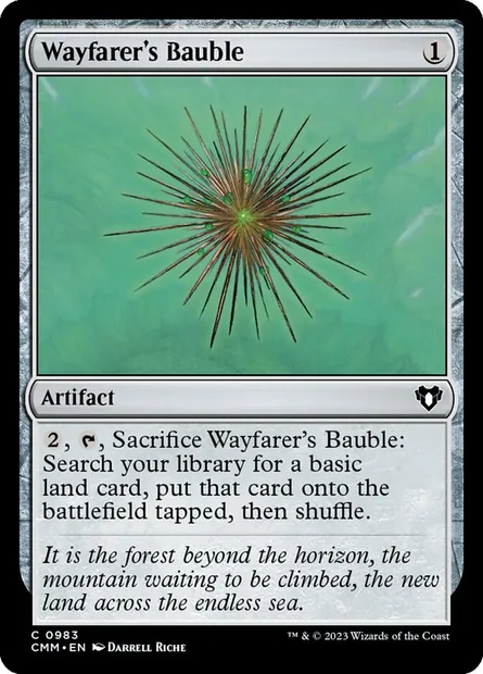 Wayfarer's Bauble, Magic card CMM 983 — Commander Masters set