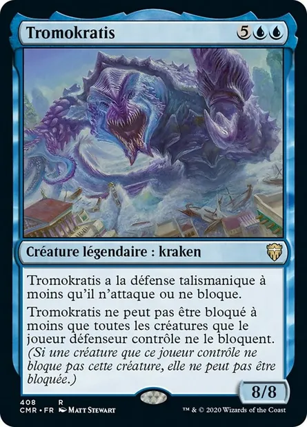 Tromokratis, carte Magic CMR 408 — extension Commander Legends
