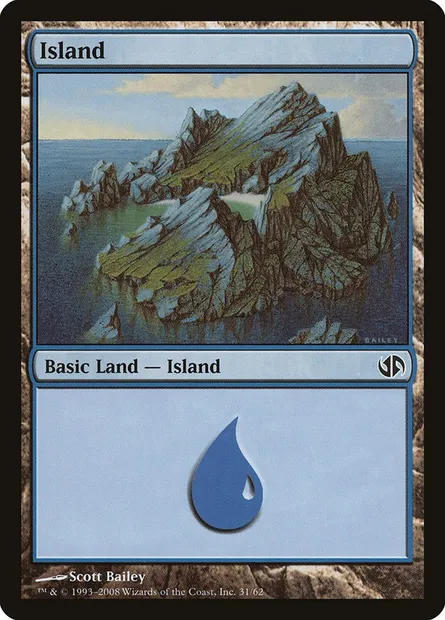 Île, carte Magic DD2 31 — extension Duel Decks: Jace vs. Chandra