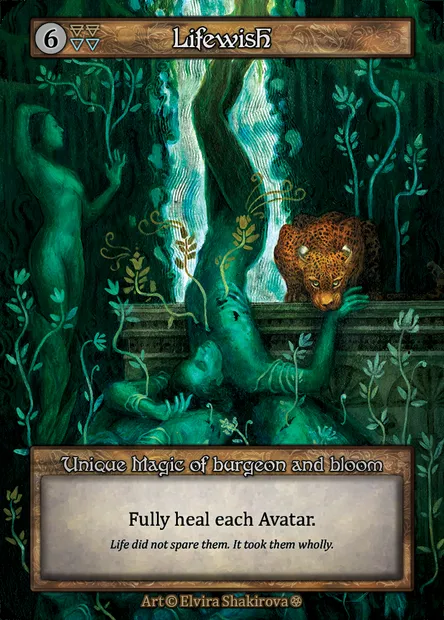Lifewish, Sorcery card GOT 266 — Gothic set