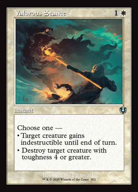 Valorous Stance, Magic card INR 352 — Innistrad Remastered set