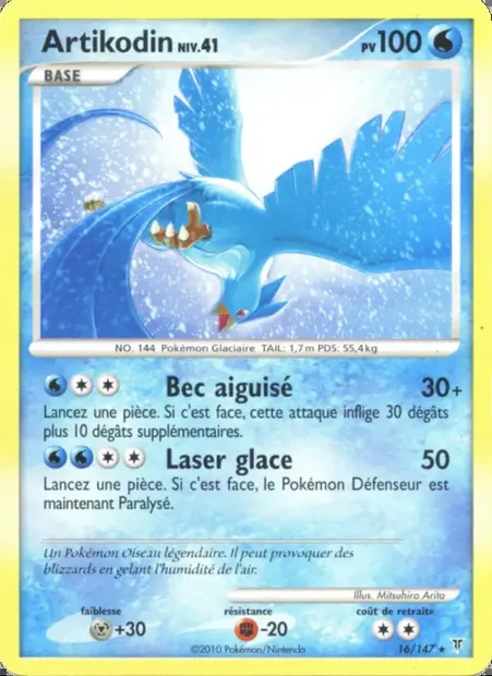 Artikodin, carte Pokémon SV 16 — extension Vainqueurs Suprêmes