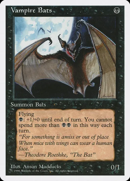 Vampire Bats, Magic card ITP 26 — Introductory Two-Player Set set