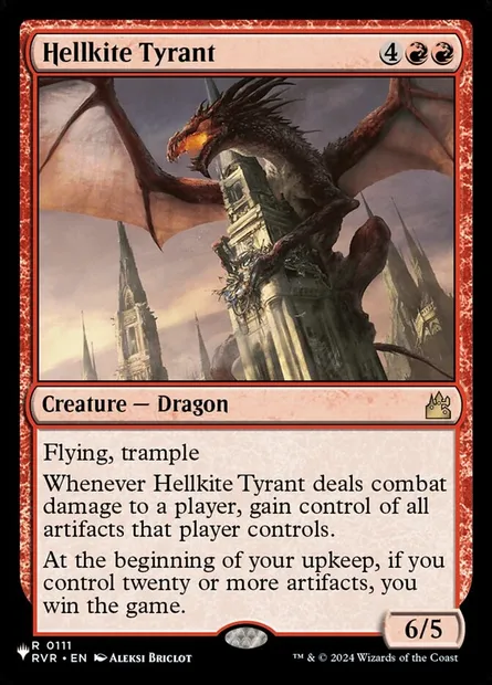 Escouflenfer tyran, carte Magic PLST RVR-111 — extension The List