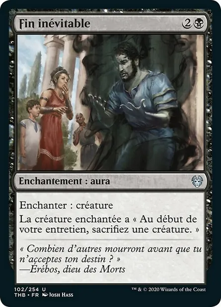 Fin inévitable, carte Magic THB 102 — extension Theros Beyond Death