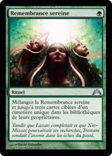 Remembrance sereine, carte Magic GTC 132 — extension Insurrection