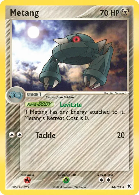 Metang, Pokémon card HL 44 — Hidden Legends set