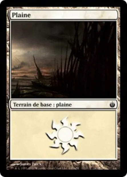 Plaine, carte Magic MBS 147 — extension Mirrodin assiégé