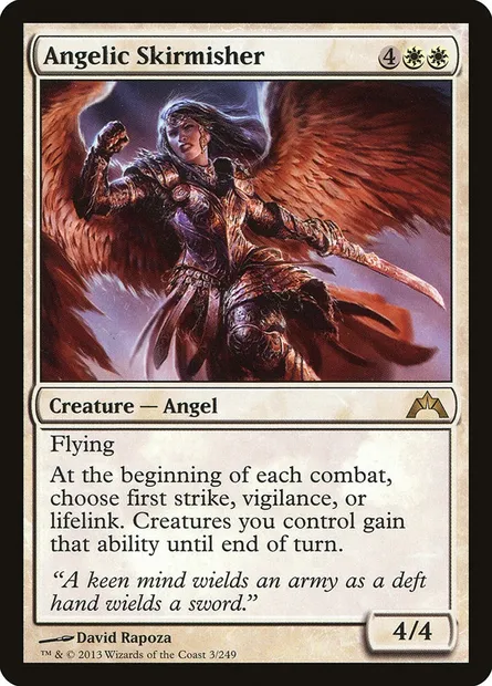 Angelic Skirmisher, Magic card GTC 3 — Gatecrash set