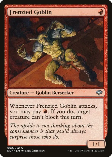 Gobelin hystérique, carte Magic DDN 2 — extension Duel Decks: Speed vs. Cunning