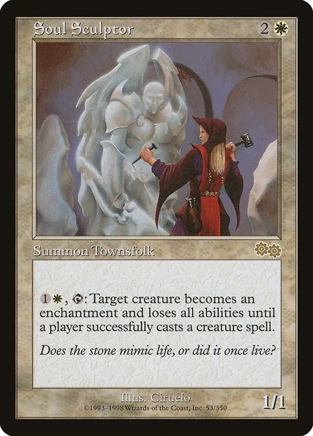 Soul Sculptor, Magic card USG 53 — Urza's Saga set