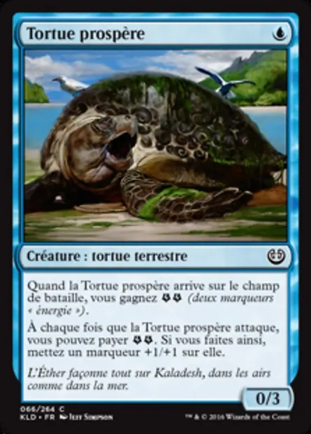 Tortue prospère, carte Magic KLD 66 — extension Kaladesh
