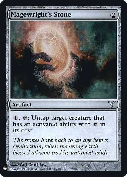 Pierre du forgemage, carte Magic PLST DIS-162 — extension The List