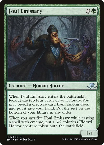 Foul Emissary, Magic card EMN 158 — Eldritch Moon set