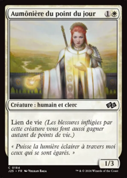 Aumônière du point du jour, carte Magic J25 184 — extension Foundations Jumpstart