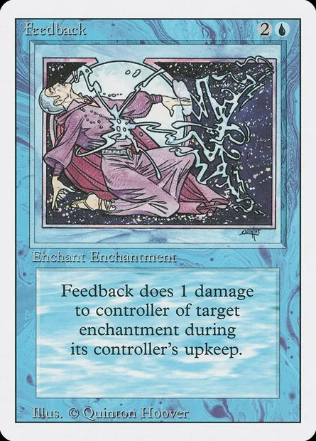 Feedback, Magic card 3ED 58 — Revised Edition set