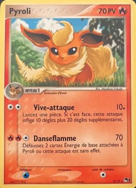 Pyroli, carte Pokémon P3 2 — extension POP Série 3