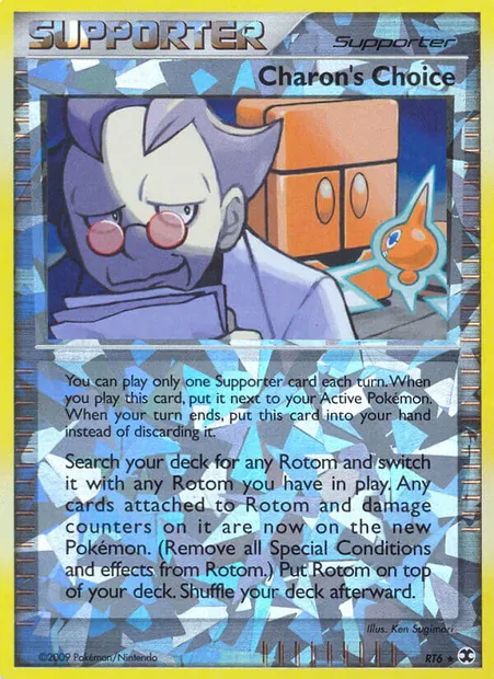 Charon's Choice, Pokémon card RR RT6 — Rising Rivals set