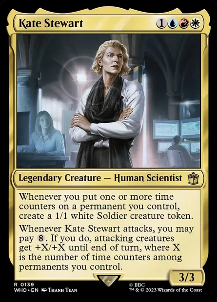 Kate Stewart, Magic card WHO 139 — Doctor Who set