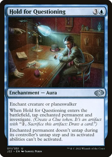 Hold for Questioning, Magic card J22 11 — Jumpstart 2022 set