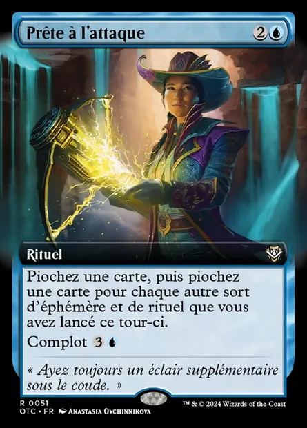 Prête à l'attaque, carte Magic OTC 51 — extension Outlaws of Thunder Junction Commander