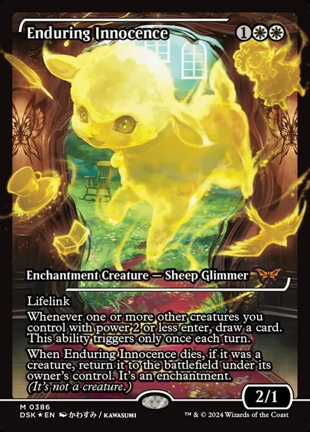 Enduring Innocence, Magic card DSK 386 — Duskmourn: House of Horror set