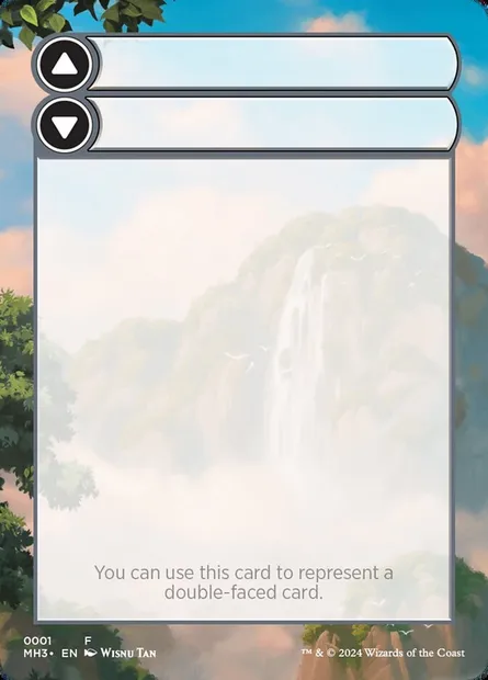 Double-Faced Substitute Card, carte Magic SMH3 1 — extension Modern Horizons 3 Substitute Cards