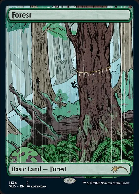 Forêt, carte Magic SLD 1134 — extension Secret Lair Drop